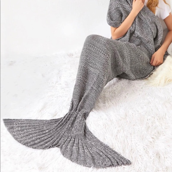 Other - Gray mermaid blanket brand new very cute